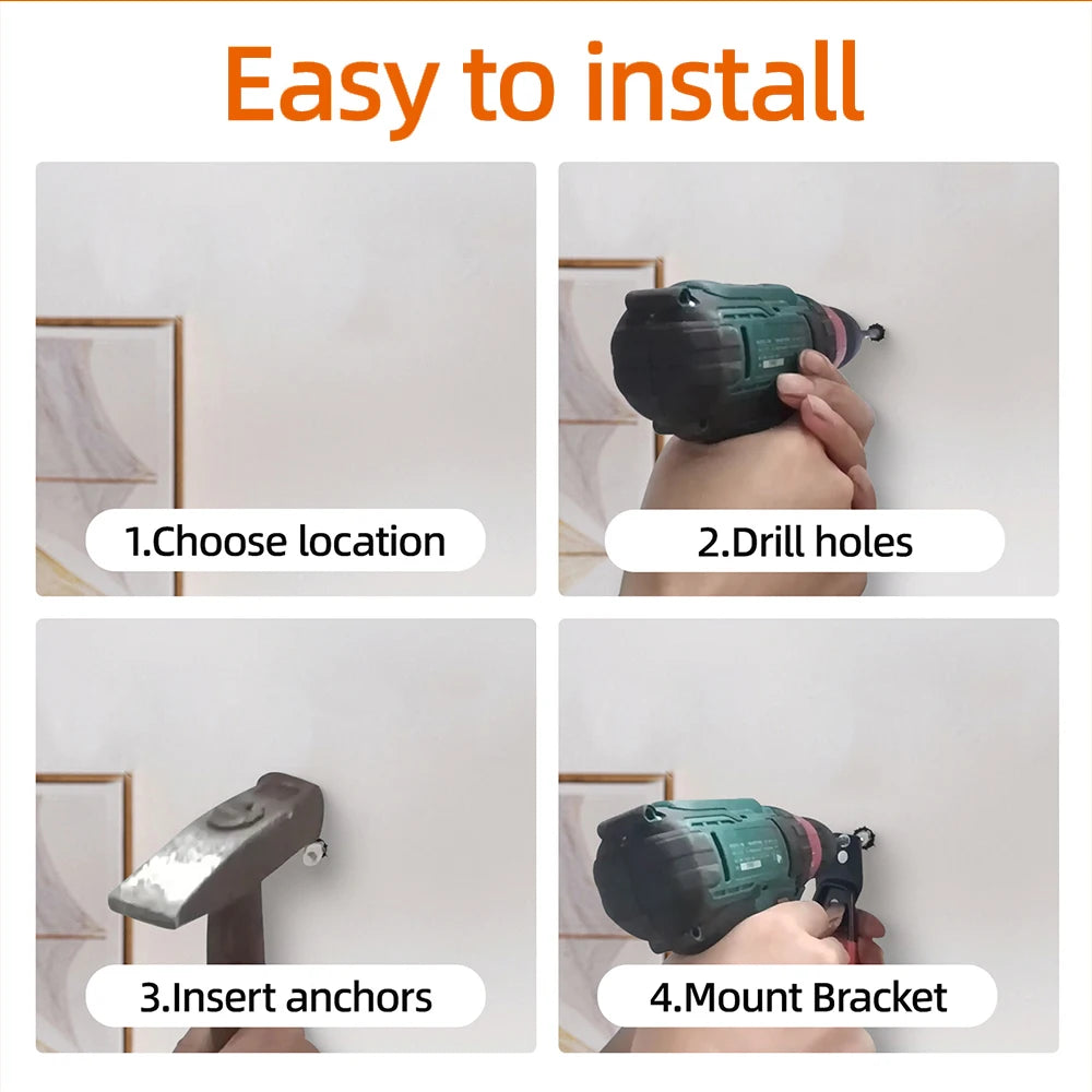 Heavy-Duty Garage Wall Mount Hook