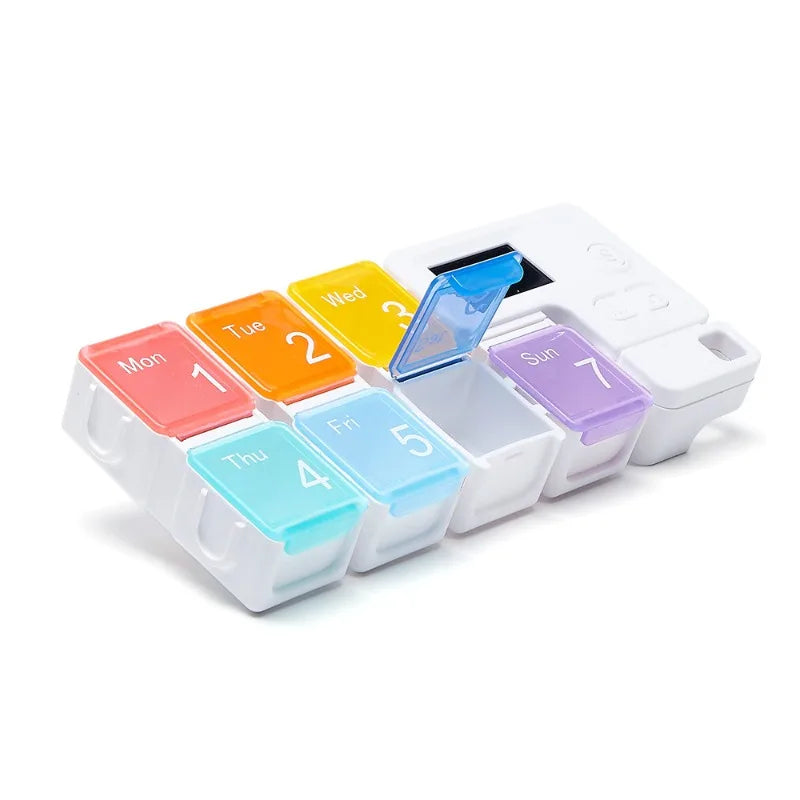 Smart Weekly Pill Organizer with Alarm