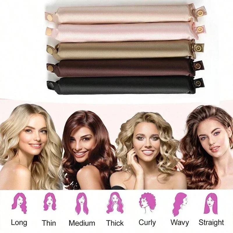 Satin Heatless Hair Curler