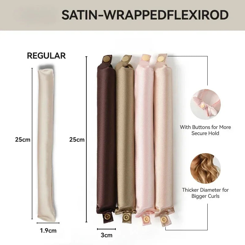 Satin Heatless Hair Curler