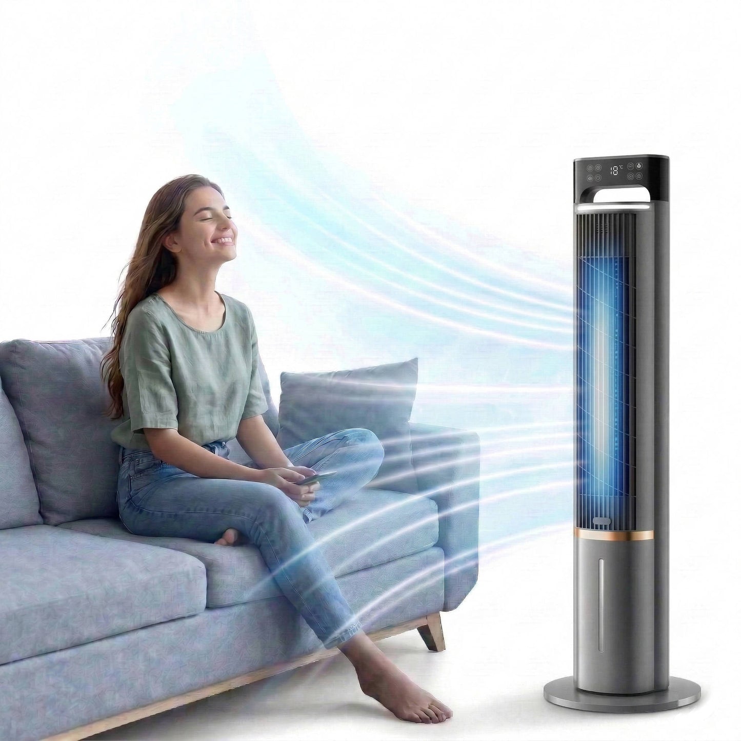 Portable Windowless Room Air Cooler