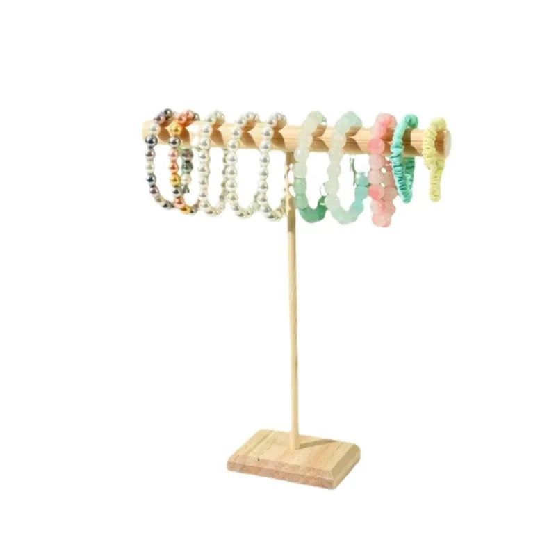 Solid Wood Jewelry Display Stand Rack