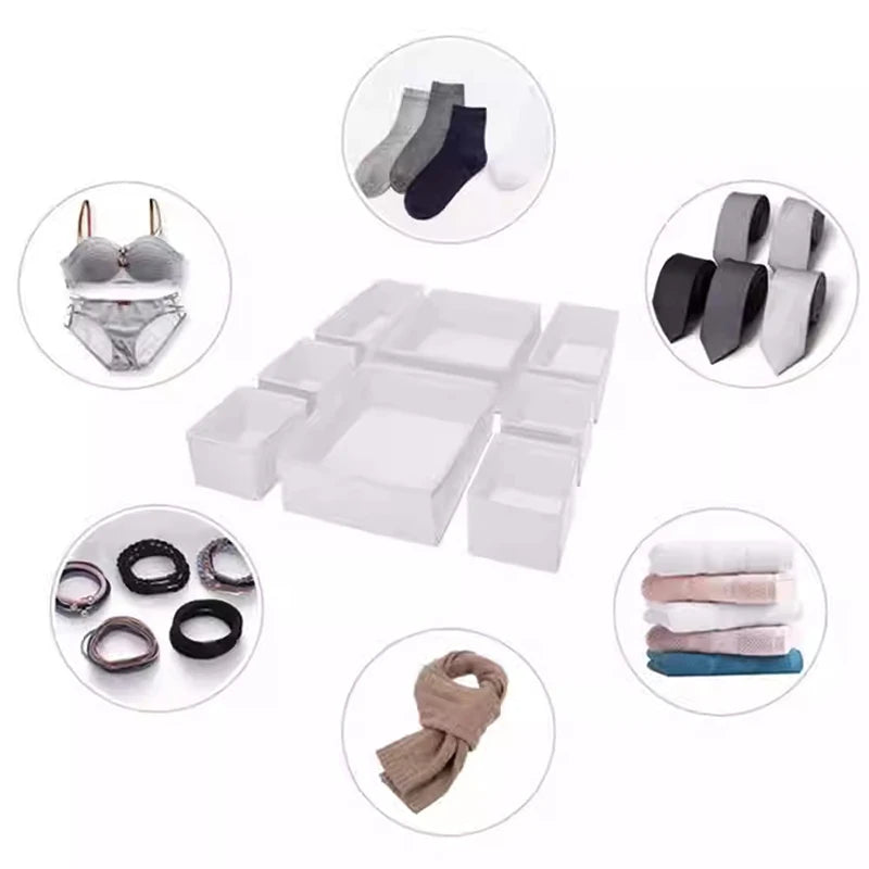 Foldable Oxford Drawer Storage Box Set