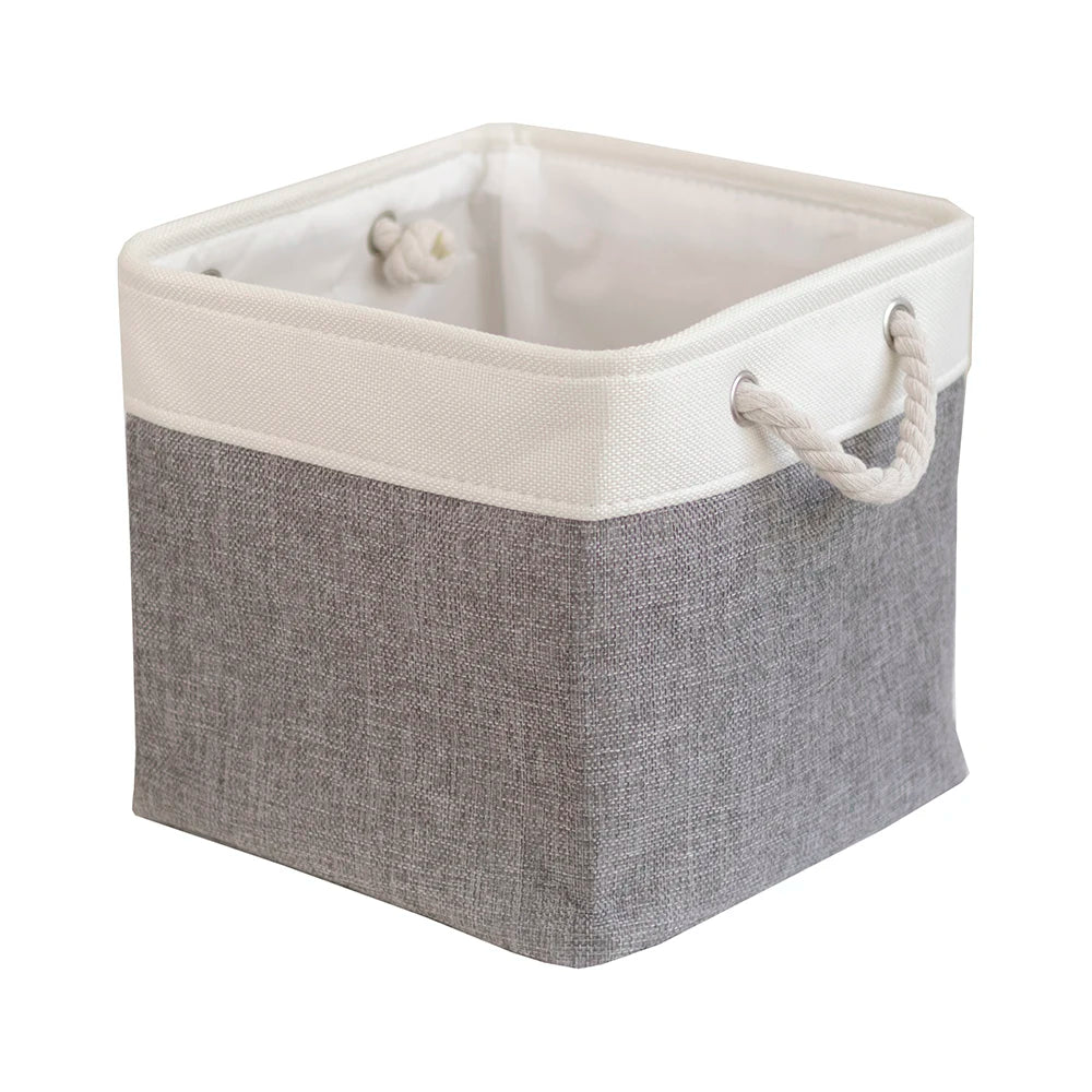 Foldable Fabric Storage Cubes with Ropes