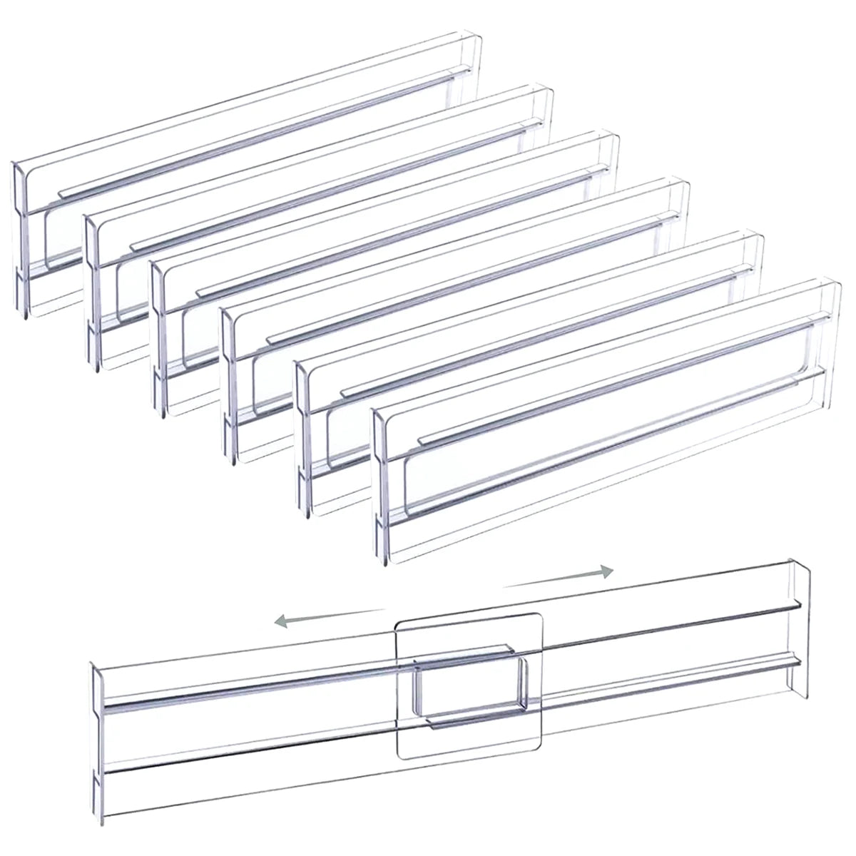 Adjustable Drawer Dividers Expandable Organizer