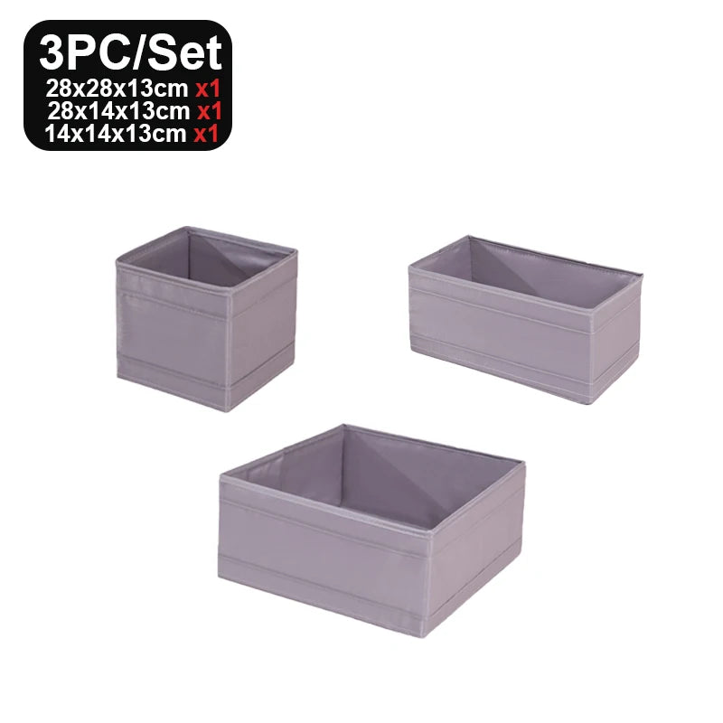 Foldable Oxford Drawer Storage Box Set