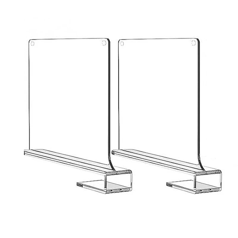 Transparent Closet Shelf Divider Baffle