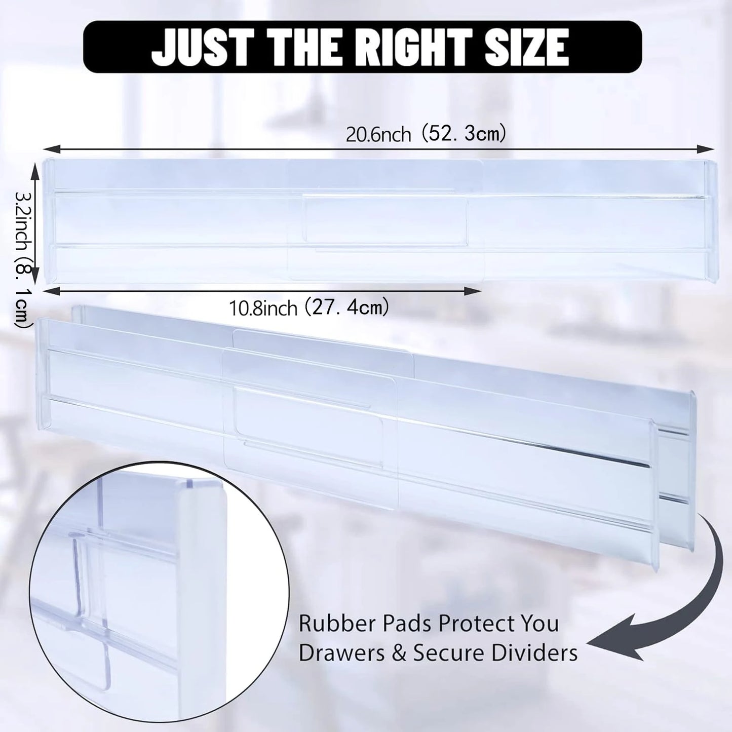 Adjustable Drawer Dividers Expandable Organizer