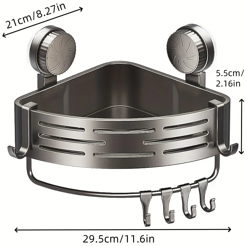 Suction Cup Bathroom Shower Rack