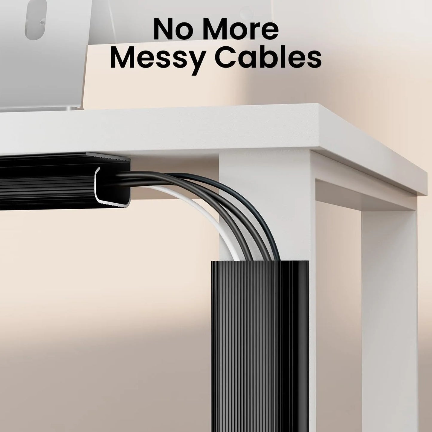 Under Desk Cable Tray Wire Management Organizer