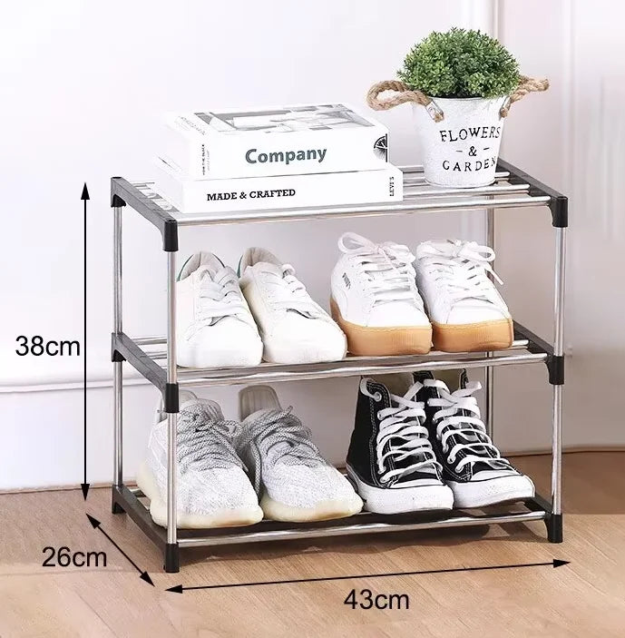 Multi-Layer Space-Saving Shoe Rack