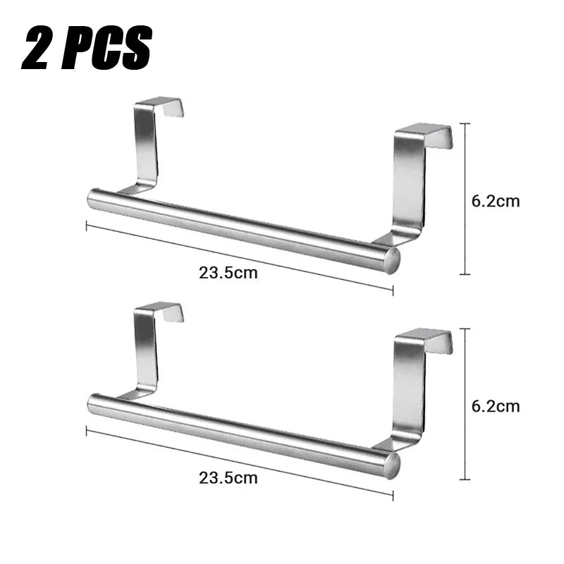 Stainless Steel Cabinet Door Towel Bar