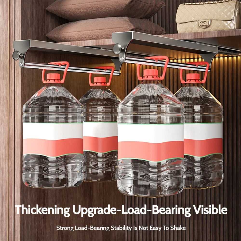 Retractable Telescopic Closet Hanging Rod