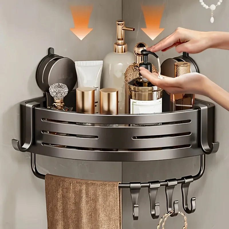 Suction Cup Bathroom Shower Rack
