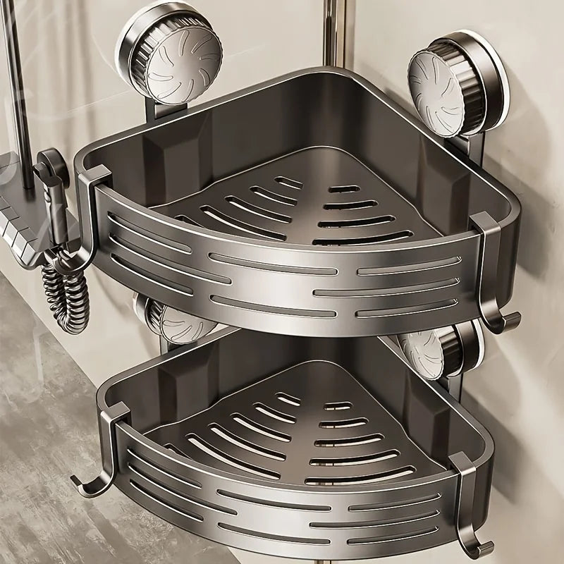 Suction Cup Bathroom Shower Rack