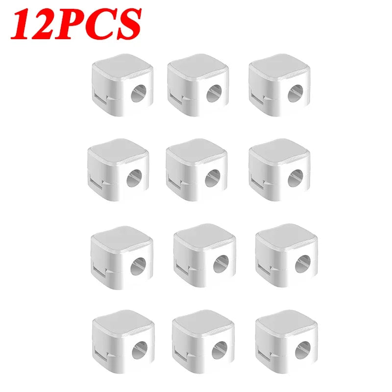 Magnetic Cable Clips Under-Desk Wire Organizer