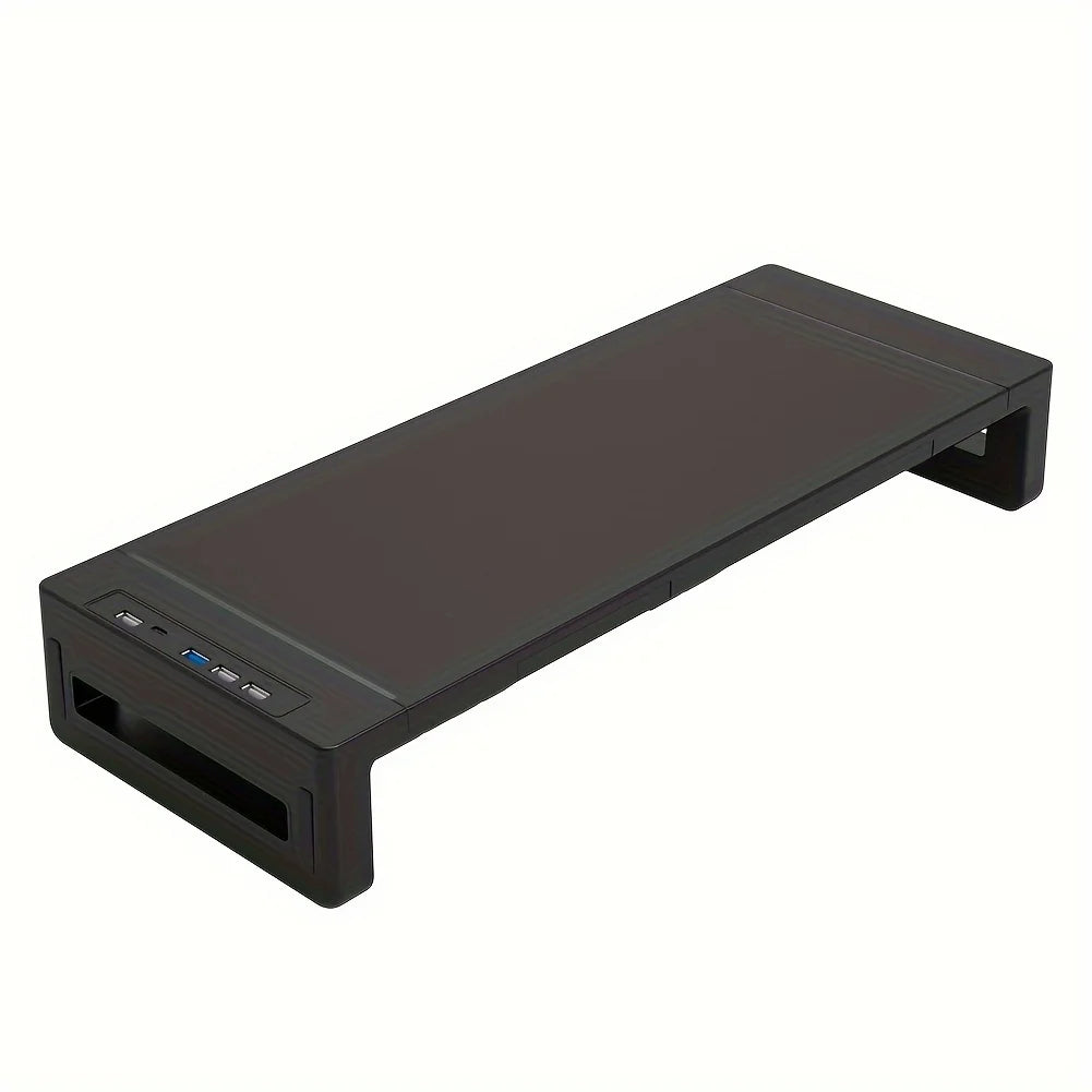 Foldable Monitor Stand Riser with Drawer