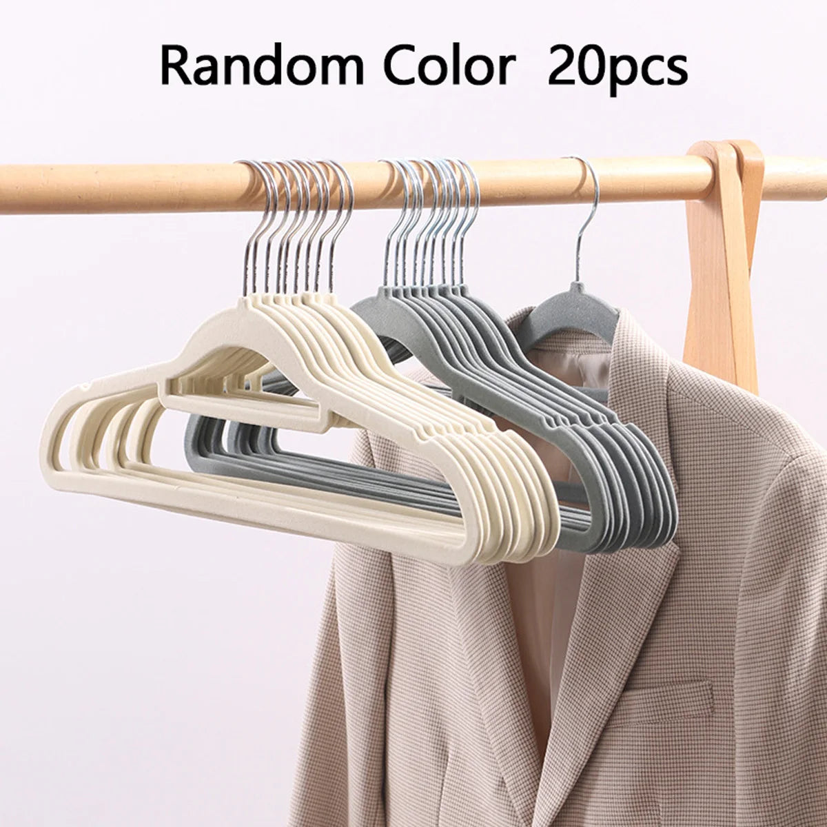 Premium Velvet Non-Slip Hangers Set