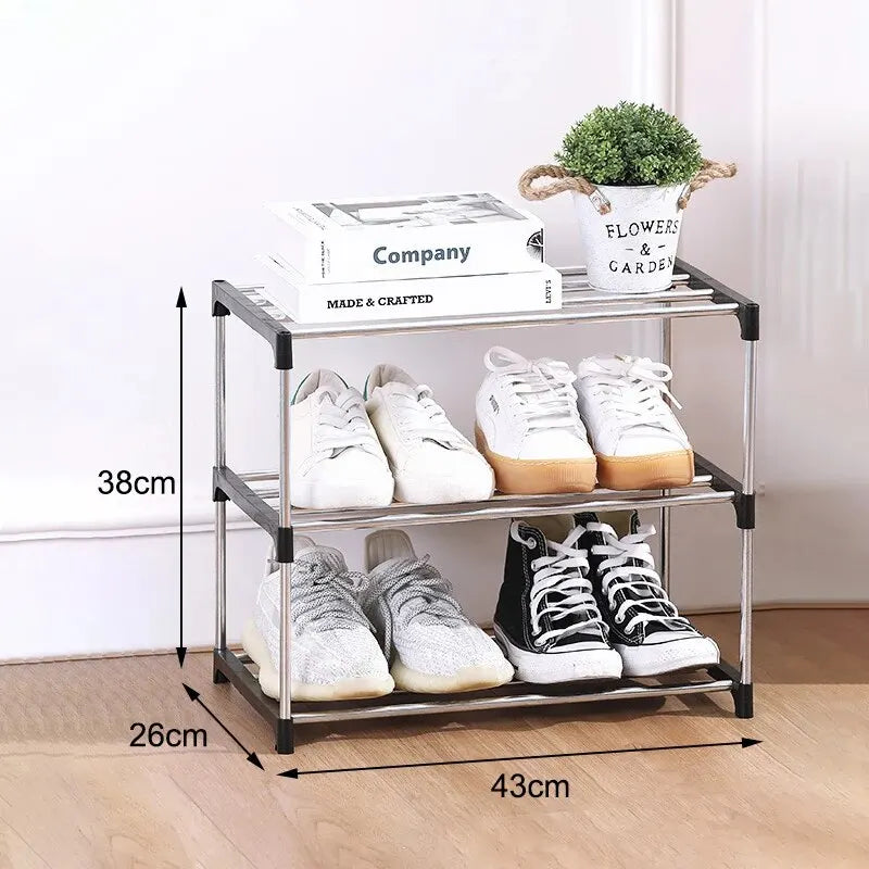 Multi-Layer Space-Saving Shoe Rack