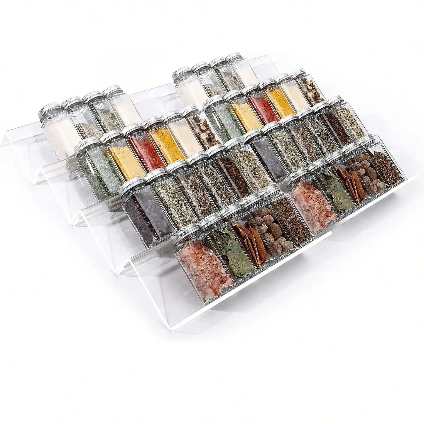 Adjustable Acrylic Spice Drawer Organizer