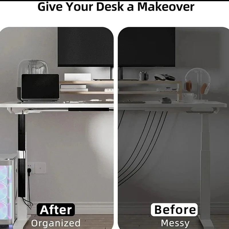 Under Desk Cable Tray Wire Management Organizer