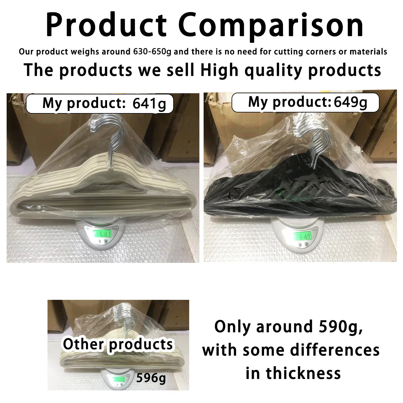 Premium Velvet Non-Slip Hangers Set