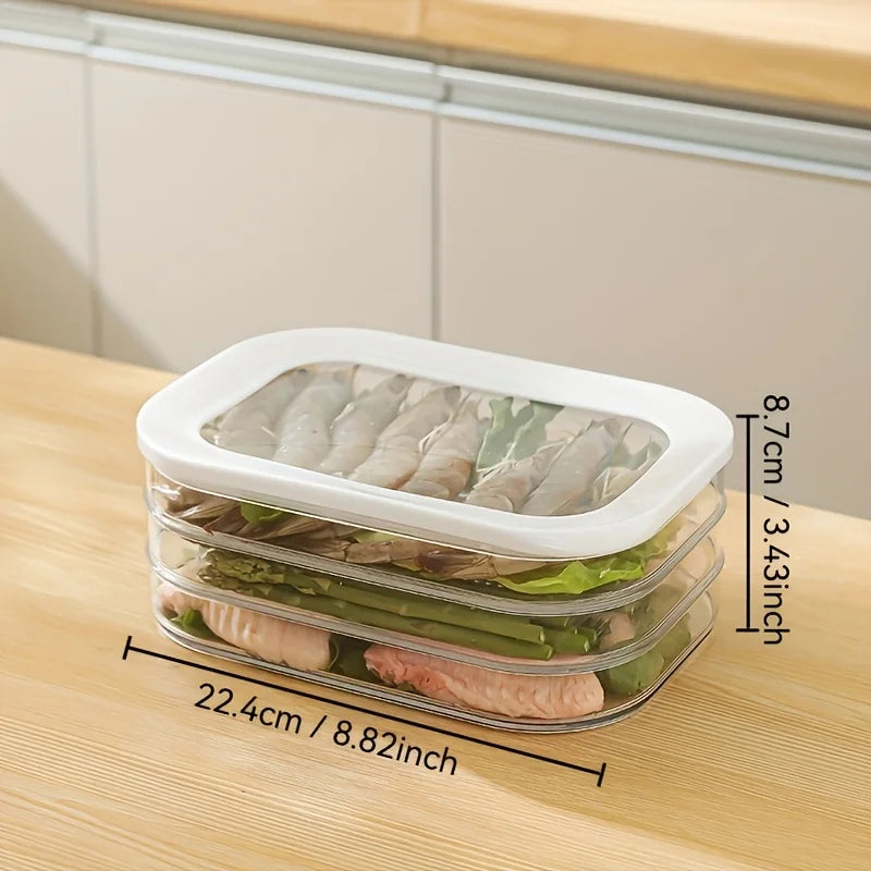 Stackable Fridge Meat Storage Container