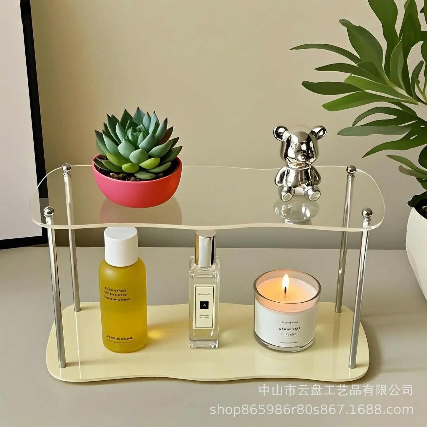 Acrylic Desktop Cup & Display Storage Rack