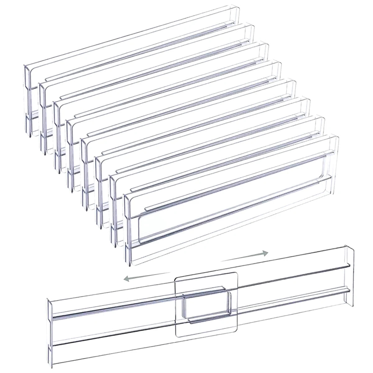 Adjustable Drawer Dividers Expandable Organizer
