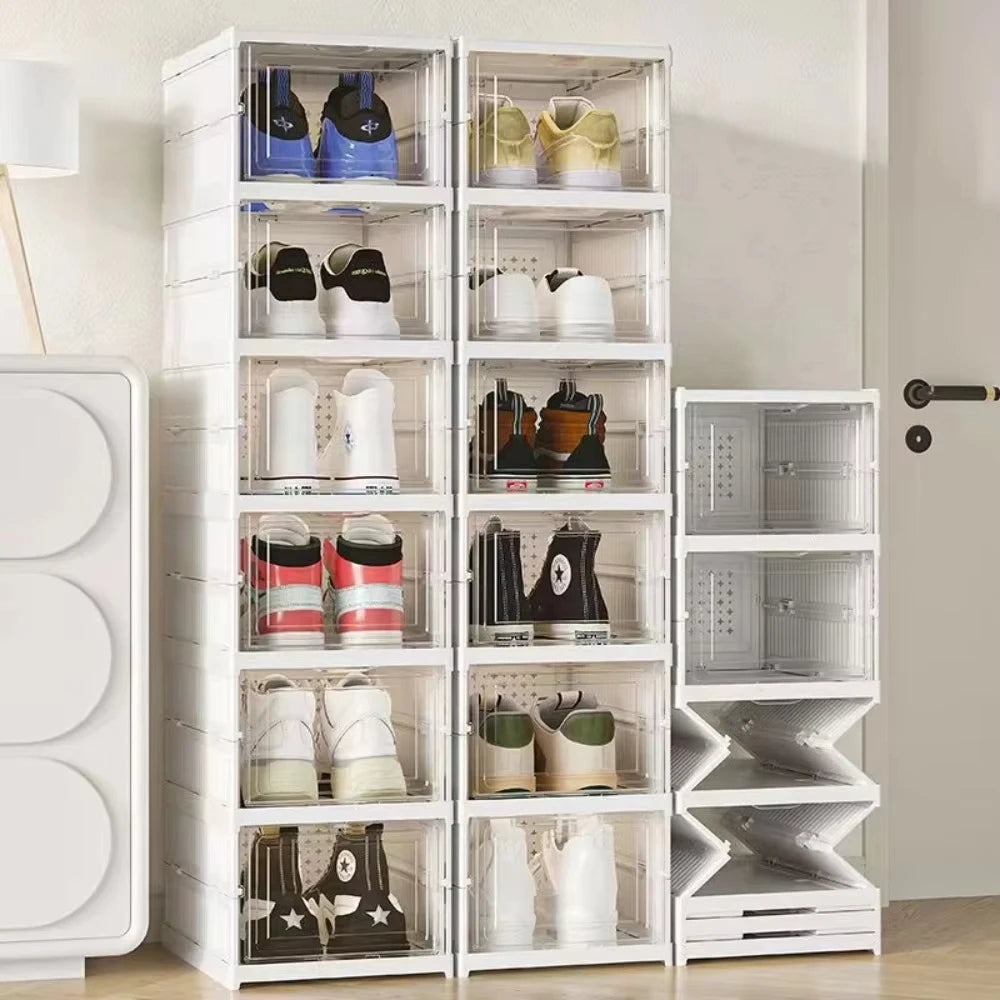 Foldable Transparent Shoe Storage Box