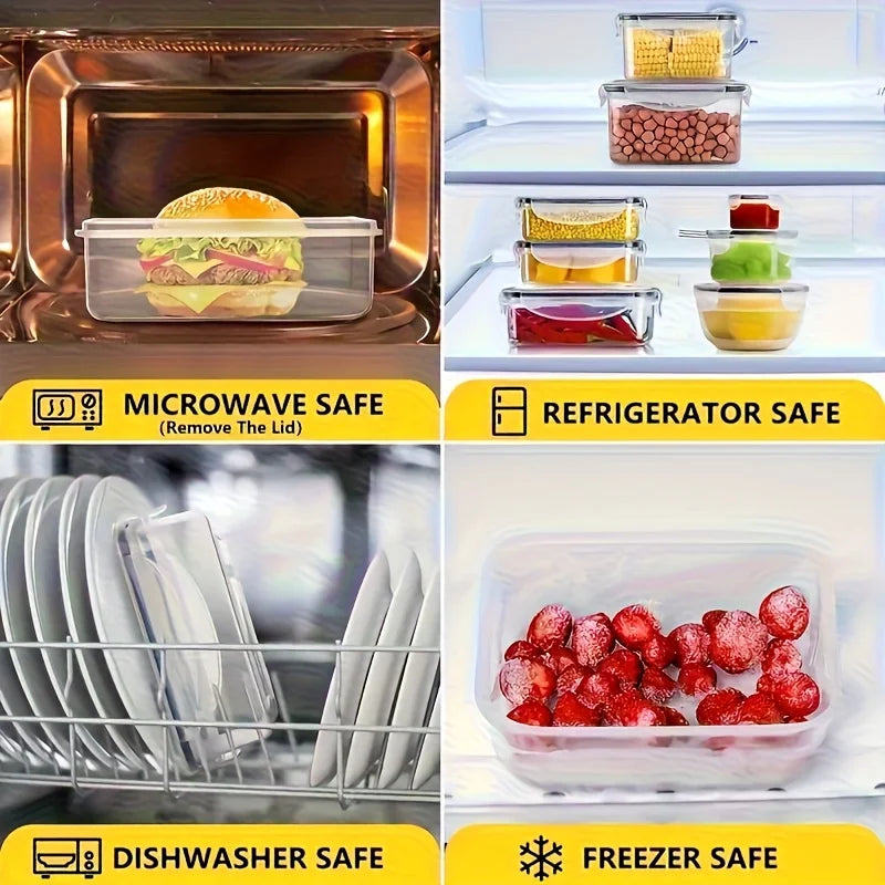 Clear Airtight Food Storage Container Set