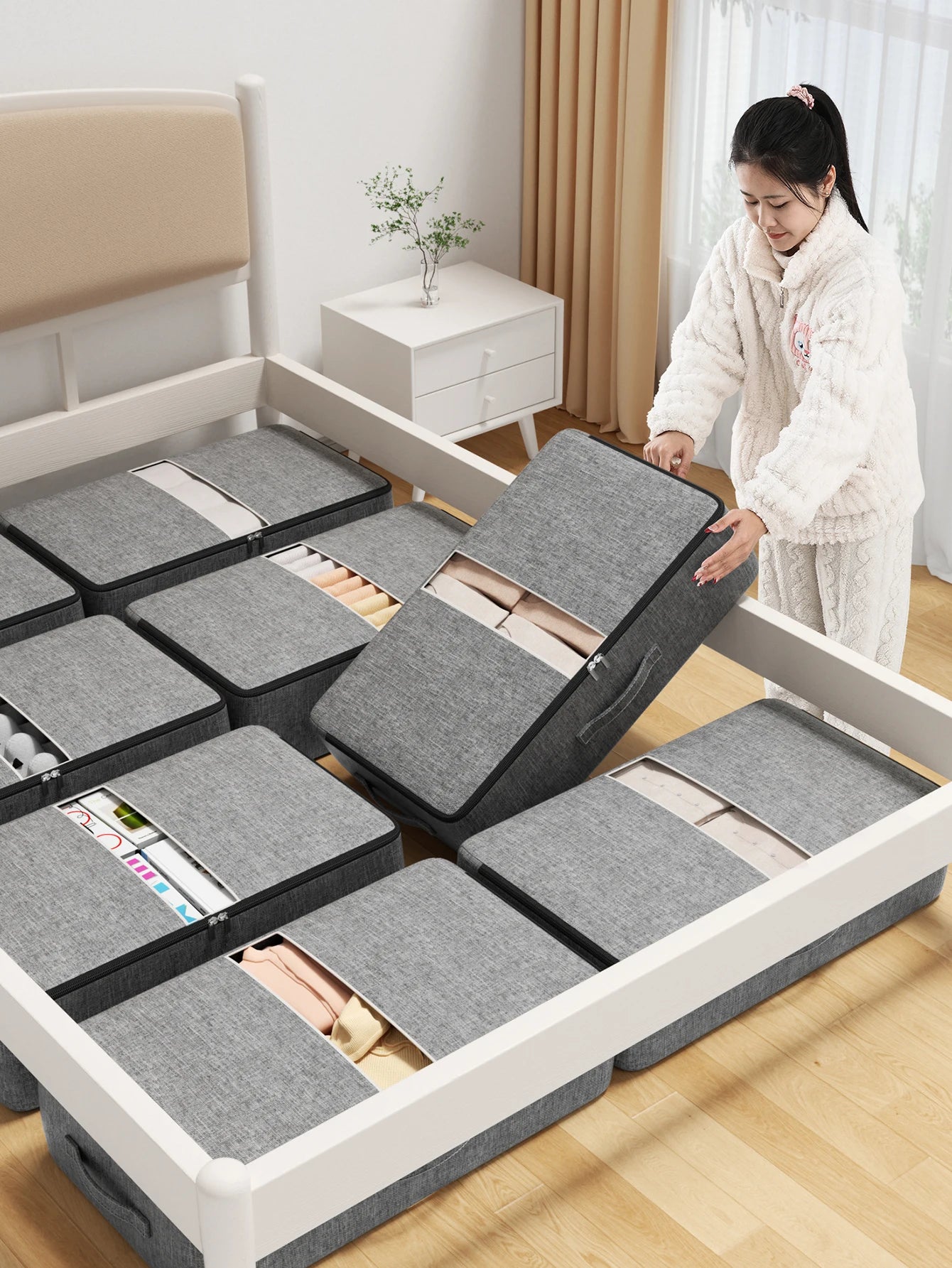 Extra-Large Underbed Clothing Storage Bag