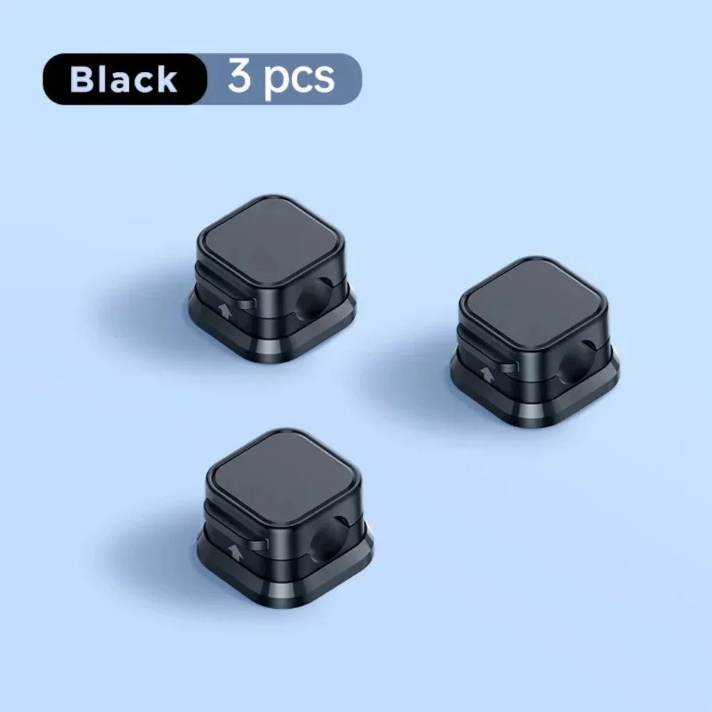 Magnetic Cable Clips Under-Desk Wire Organizer