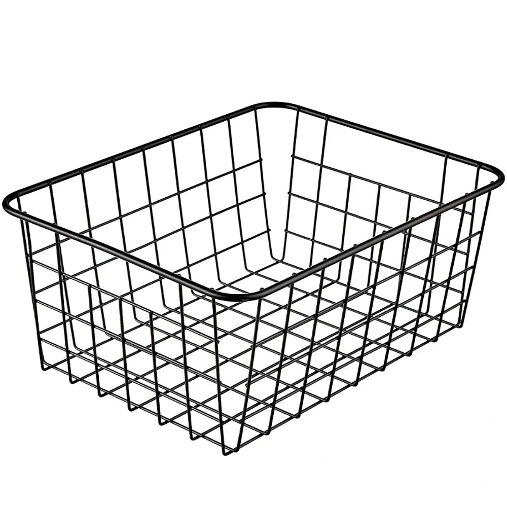 Wrought Iron Pantry Storage Basket