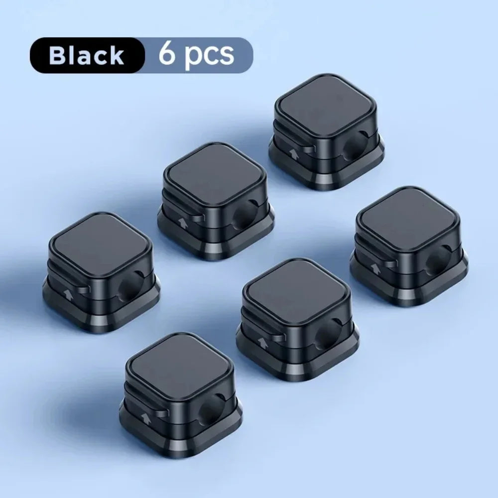 Magnetic Cable Clips Under-Desk Wire Organizer