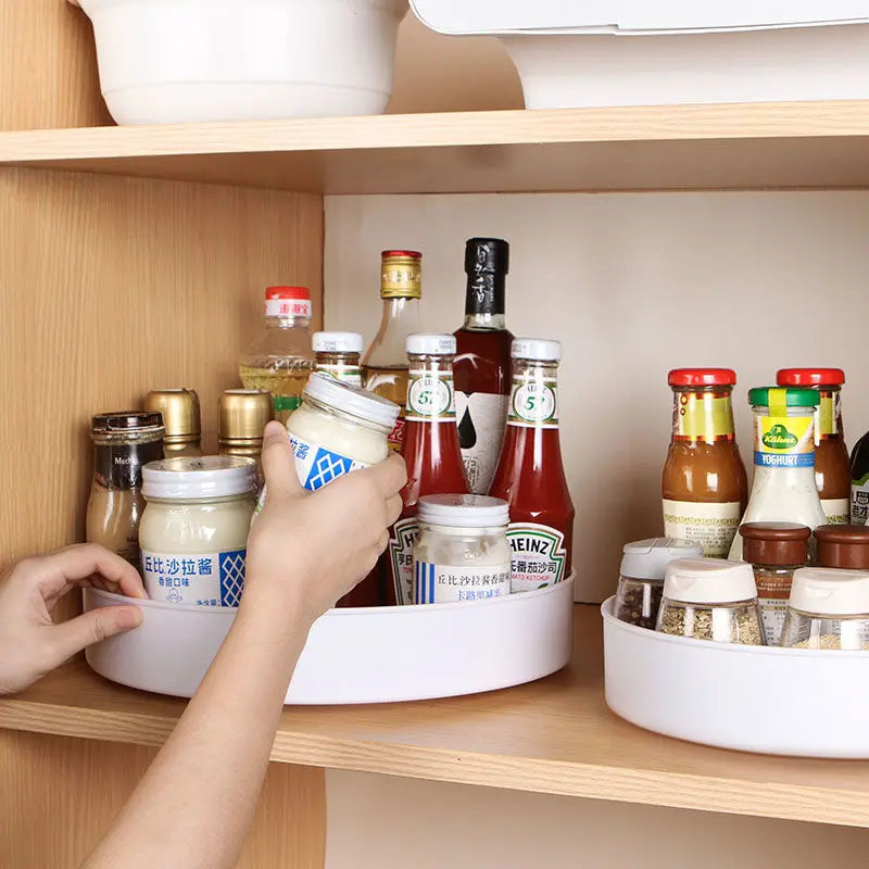 360° Rotating Cabinet Turntable Organizer