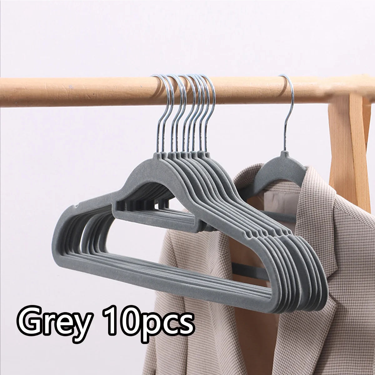 Premium Velvet Non-Slip Hangers Set