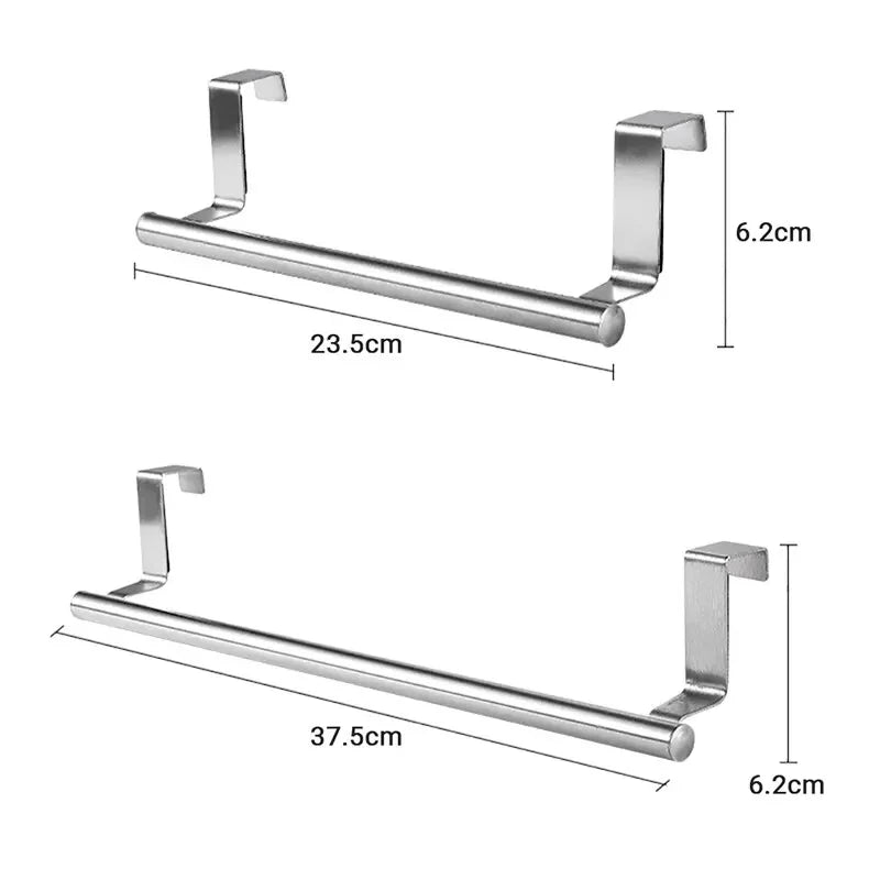 Stainless Steel Cabinet Door Towel Bar