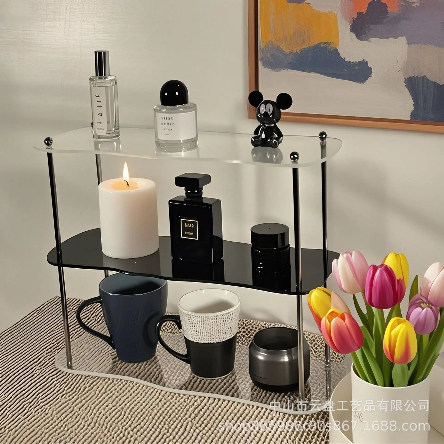Acrylic Desktop Cup & Display Storage Rack
