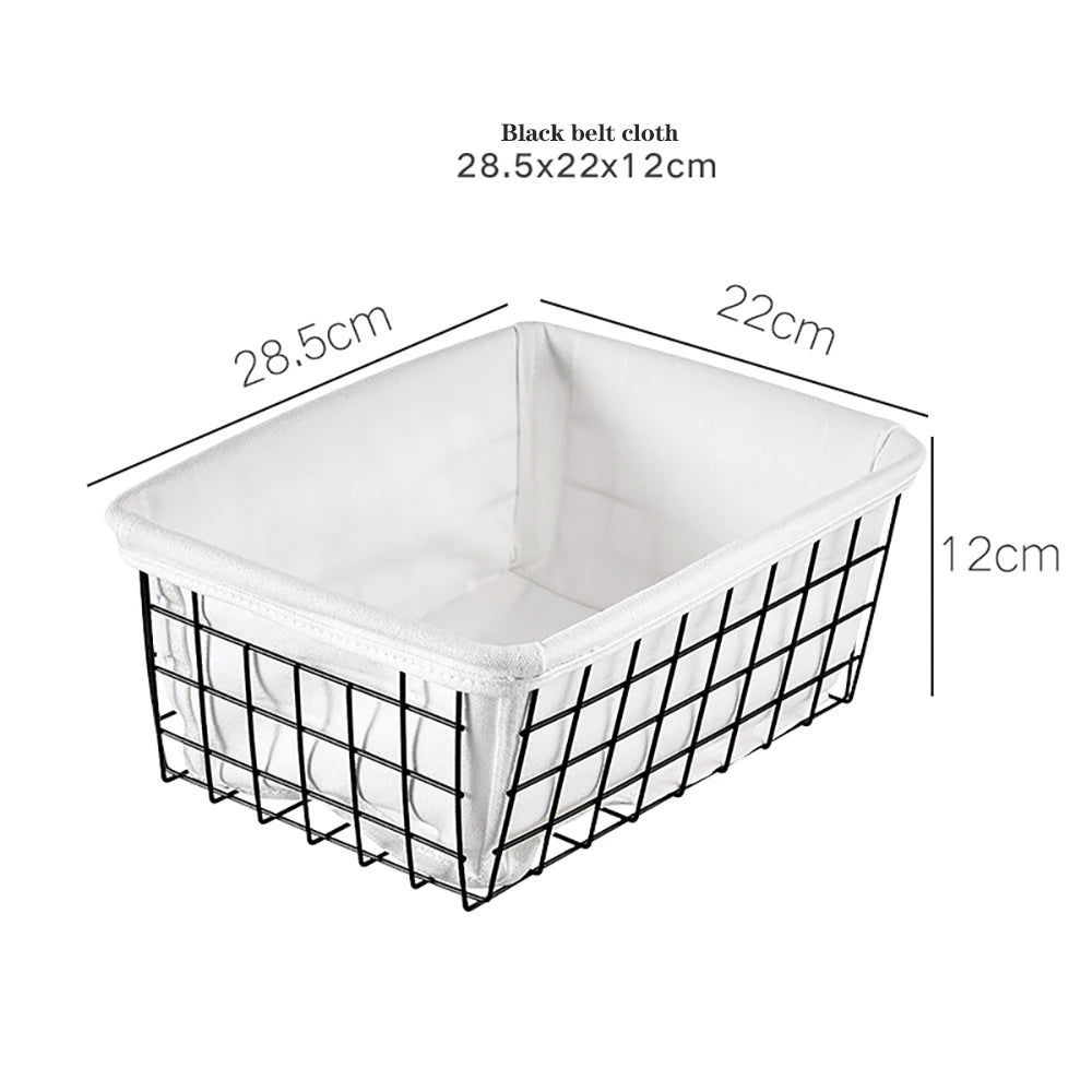 Wrought Iron Pantry Storage Basket