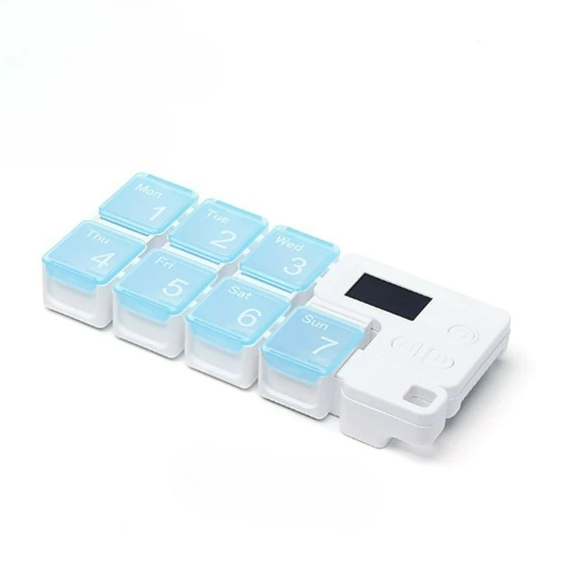 Smart Weekly Pill Organizer with Alarm