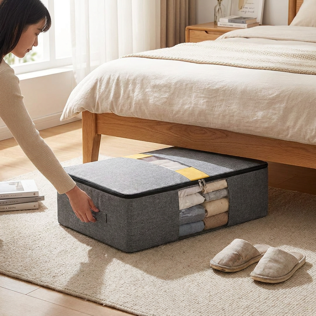 Underbed Clothing Storage Bag lifestyle