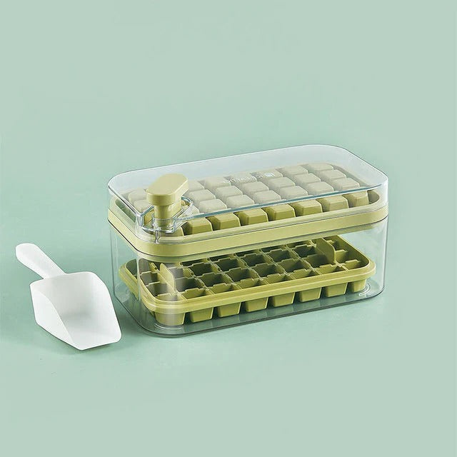 One-Click Ice Tray & Storage System