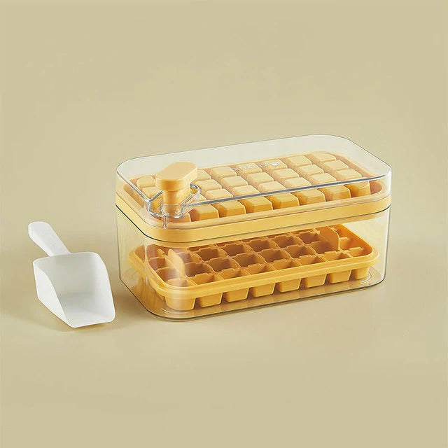 One-Click Ice Tray & Storage System