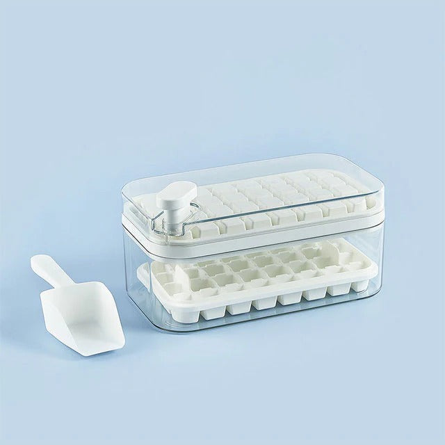 One-Click Ice Tray & Storage System