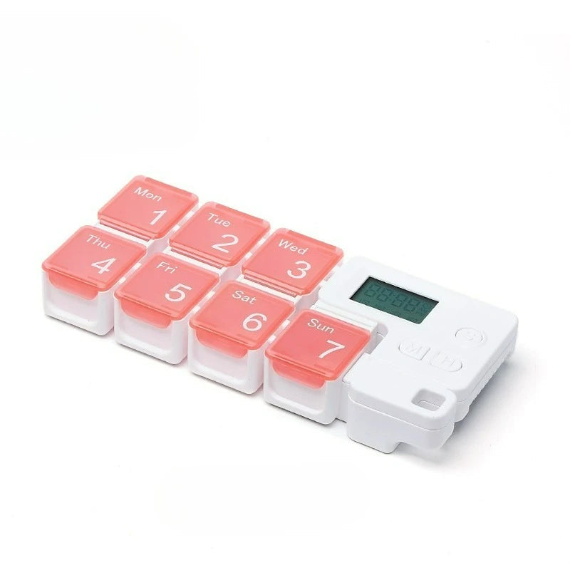 Smart Weekly Pill Organizer with Alarm
